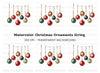 Christmas Ornaments Clipart Bundle