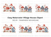 Charming Village Houses Clipart Bundle