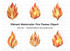 Fire Flames Clipart Bundle