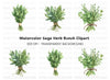 Herb Bouquets Clipart Bundle