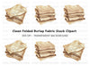Rustic Burlap Fabric Clipart Bundle