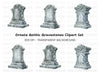 Ornate Gravestone Clipart Bundle