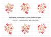 Romantic Love Letters Clipart Bundle