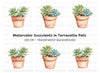 Succulent Plants Clipart Bundle