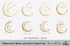 Moon and Stars Clipart Bundle