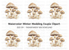 Whimsical Mushroom Cluster Clipart Bundle