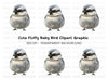 Cute Baby Bird Illustration Clipart Bundle