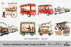 Christmas Food Truck Clipart Bundle