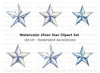 Blue Star Clipart Bundle