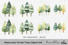 Forest Trees Clipart Bundle
