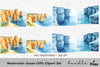 Ocean Cliffs Clipart Bundle