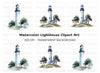 Coastal Lighthouse Clipart Bundle