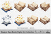 Magical Open Books Clipart Bundle