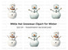 Cute Snowman Clipart Bundle