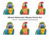 Vibrant Macaw Parrot Clipart Bundle