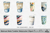 Abstract Boho Tumbler Clipart Bundle