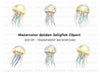 Graceful Jellyfish Clipart Bundle