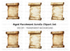 Vintage Scroll Clipart Bundle