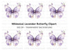 Butterfly Floral Wings Clipart Bundle