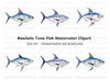 Tuna Fish Clipart Bundle