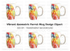 Geometric Parrot Clipart Bundle