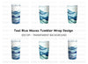 Ocean Waves Tumbler Clipart Bundle