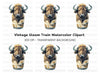 Bison Head Clipart Bundle