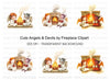 Angels and Demons by Fireplace Clipart Bundle