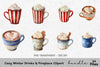 Hot Chocolate Clipart Bundle
