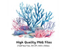 Vibrant Coral Reef Clipart Bundle