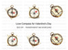 Love Compass Clipart Bundle