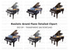 Elegant Grand Piano Clipart Bundle
