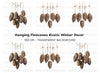 Hanging Pine Cones Clipart Bundle