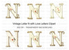 Elegant Love Letters Clipart Bundle