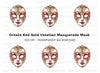 Elegant Venetian Mask Clipart Bundle