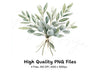 Eucalyptus Olive Bouquets Clipart Bundle