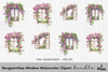 Bougainvillea Window Clipart Bundle