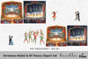 Christmas Ballet Stage Performance Clipart Bundle