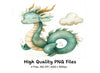 Cute Baby Dragon Clipart Bundle