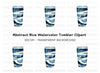 Abstract Tumbler Clipart Bundle