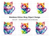 Rainbow Kitten Clipart Bundle