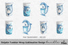 Dolphin Tumbler Clipart Bundle