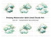 Clouds Clipart Bundle