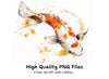 Koi Fish Clipart Bundle