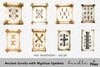 Ancient Mystical Symbols Clipart Bundle