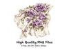 Floral Blanket Clipart Bundle