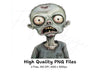 Creepy Zombie Boy Clipart Bundle