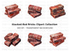 Brick Stacks Clipart Bundle