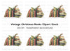 Festive Christmas Book Clipart Bundle