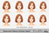 Woman Portrait Clipart Bundle
